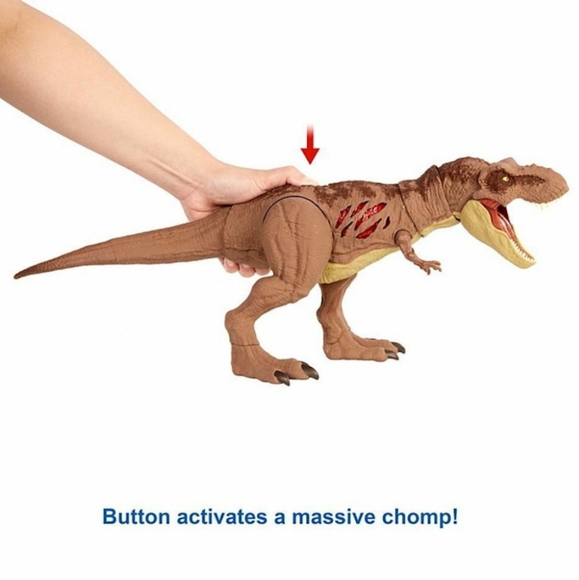 Jurassic World T-Rex Action Figure - Jurassic Park Tyrannosaurus Rex Collectible - Picture 7 of 7
